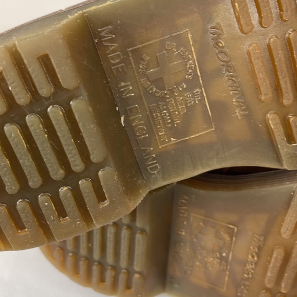 Dr. Martens MIE Unisex Kids Sz 12 (13) Brown Oiled Leather Classic Oxford - Picture 4 of 10